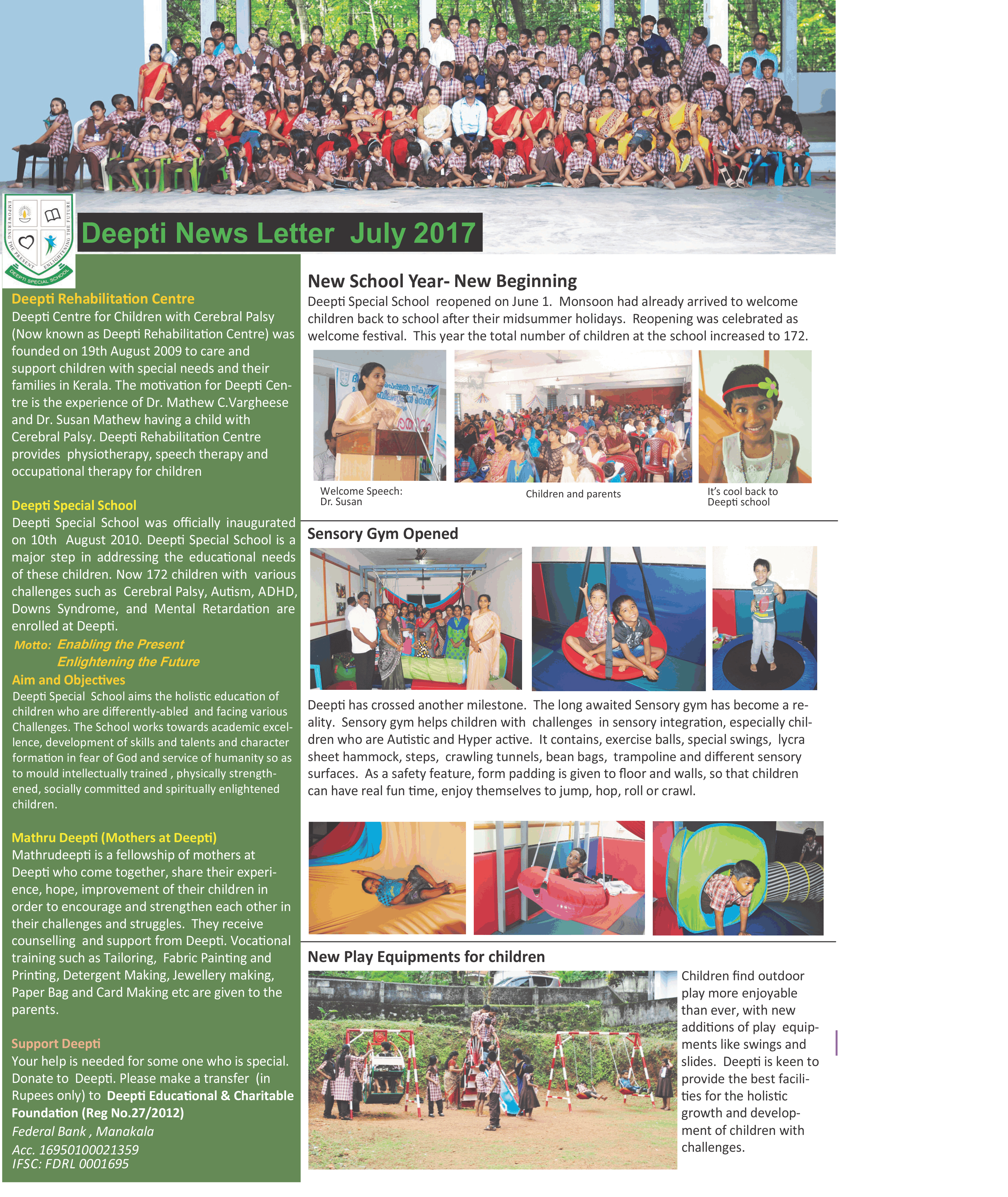 Deepti Newsletter July 2017